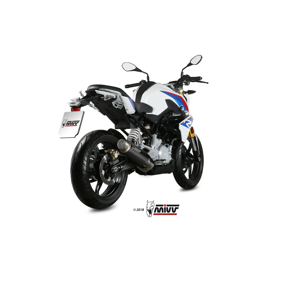 Escape MIVV GP Pro Preto BMW G 310 R 2018-2021  2