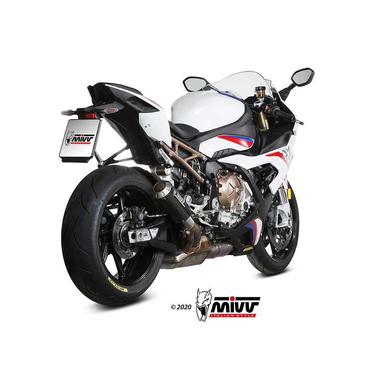 Ponteira MIVV MK3 Carbono BMW S 1000 RR 2019-2024 2