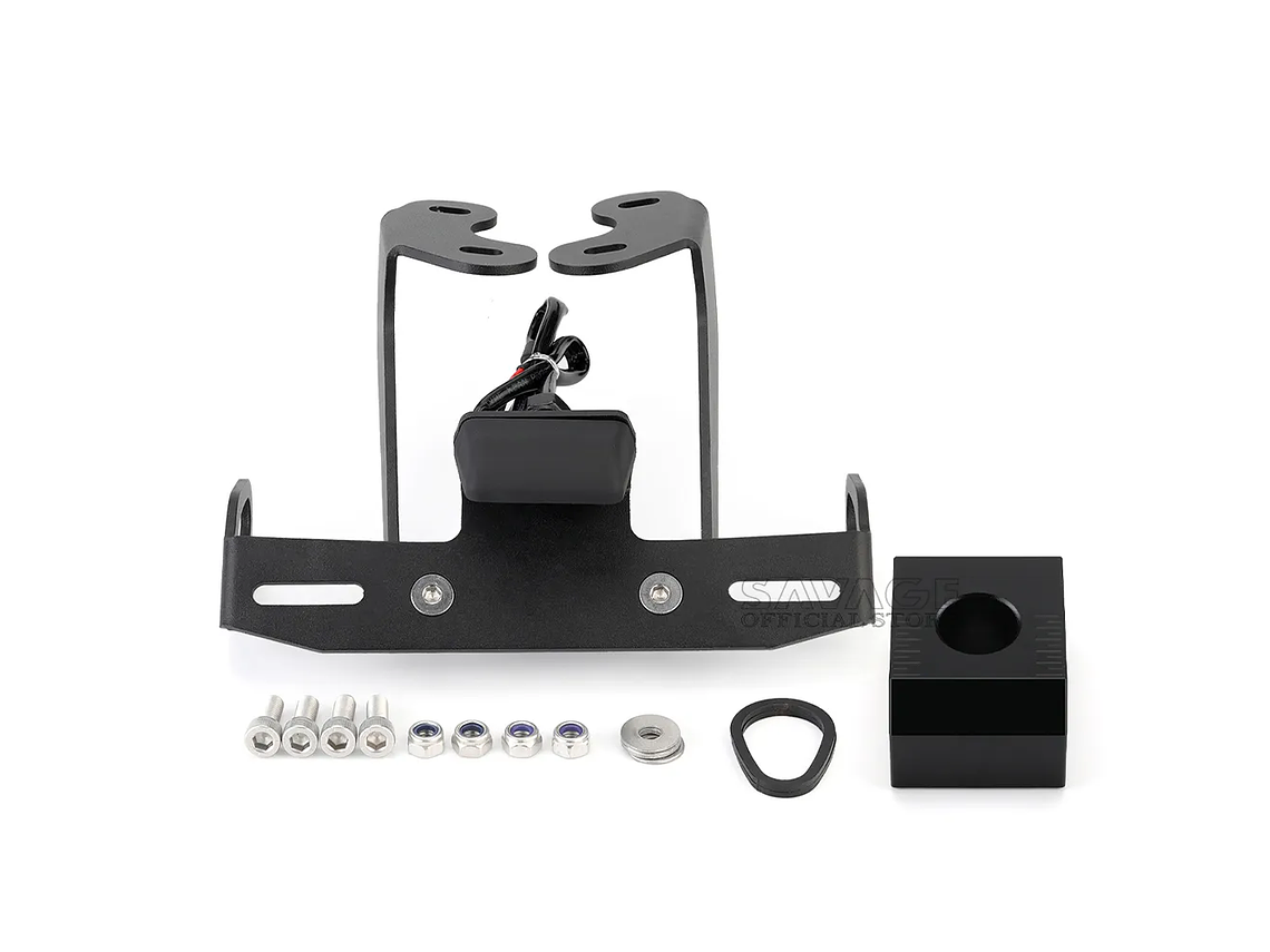 Suporte de Matrícula Curto Yamaha MT-09 2017-2020 2