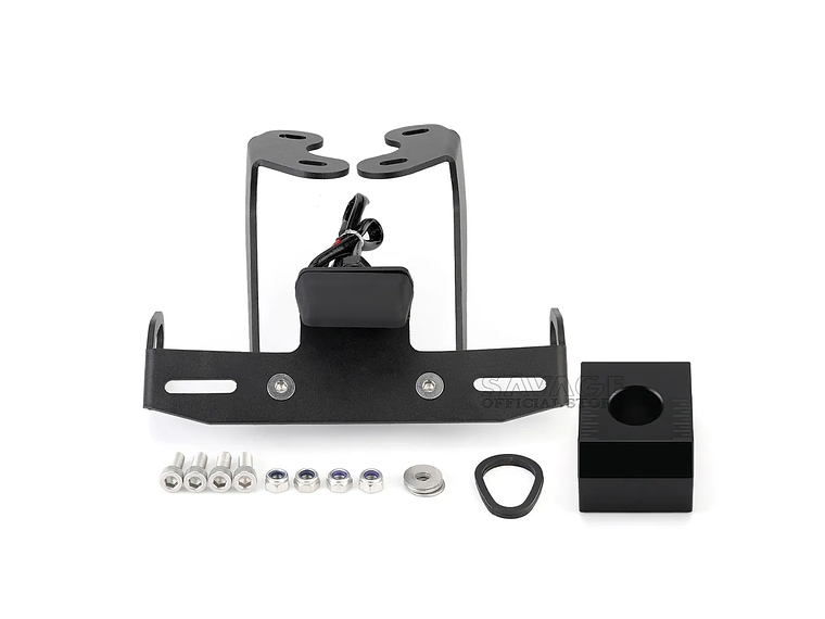 Suporte de Matrícula Curto Yamaha MT-09 2017-2020 2