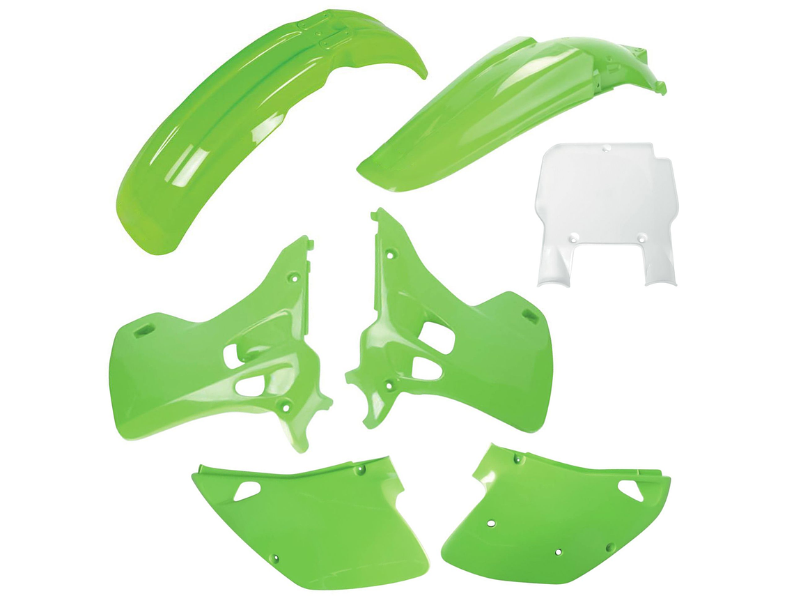 Kit Plásticos Kawasaki KX125/KX250 1992 (Cor OEM) 91337 1