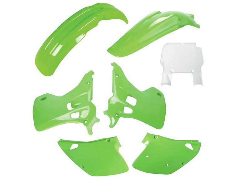 Kit Plásticos Kawasaki KX125/KX250 1992 (Cor OEM) 91337 1