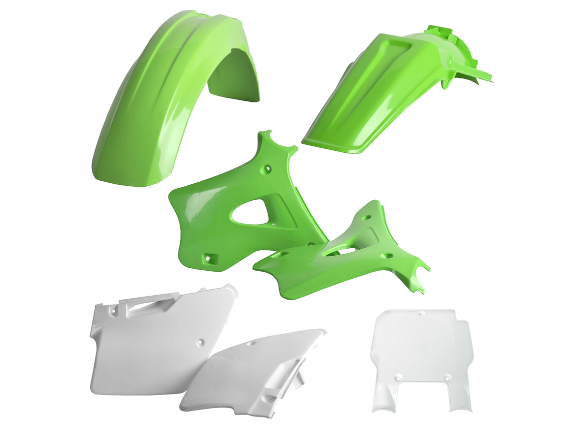 Kit Plásticos Kawasaki KX125/KX250 1994-1995 (Cor OEM) 1