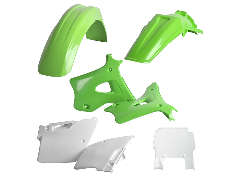 Kit Plásticos Kawasaki KX125/KX250 1994-1995 (Cor OEM) 1