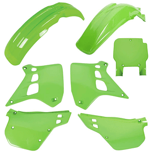 Kit Plásticos Kawasaki KX250 1990-1991 (Cor OEM) 