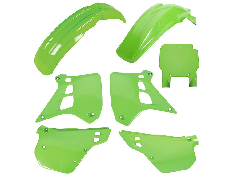 Kit Plásticos Kawasaki KX250 1990-1991 (Cor OEM)  1