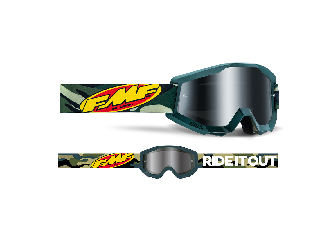 Óculos FMF Powercore Assault (Vidro Espelhado) 2