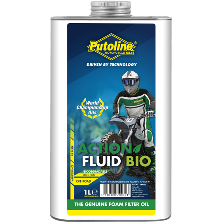 Óleo Lubrificante Filtro de Ar Action Fluid Bio - Putoline 1