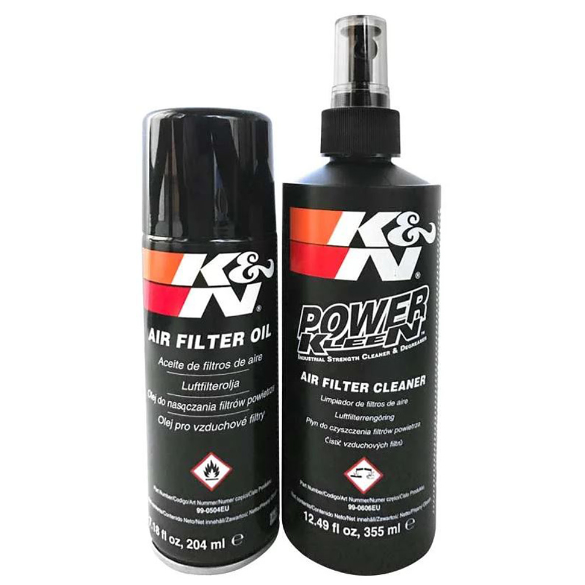 Kit Limpeza e Lubrificação Filtro Ar K&N 1