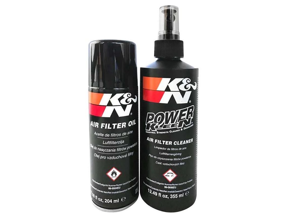 Kit Limpeza e Lubrificação Filtro Ar K&N 1