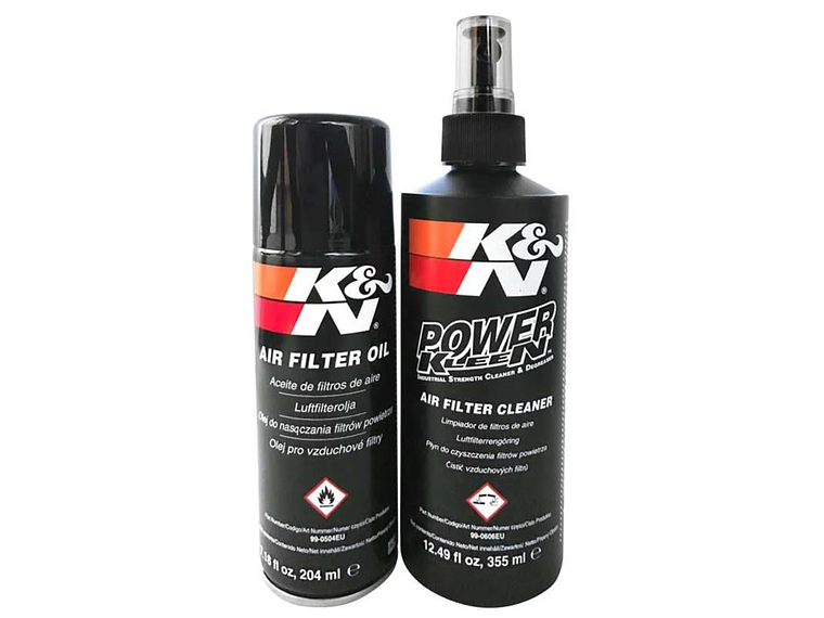 Kit Limpeza e Lubrificação Filtro Ar K&N 1