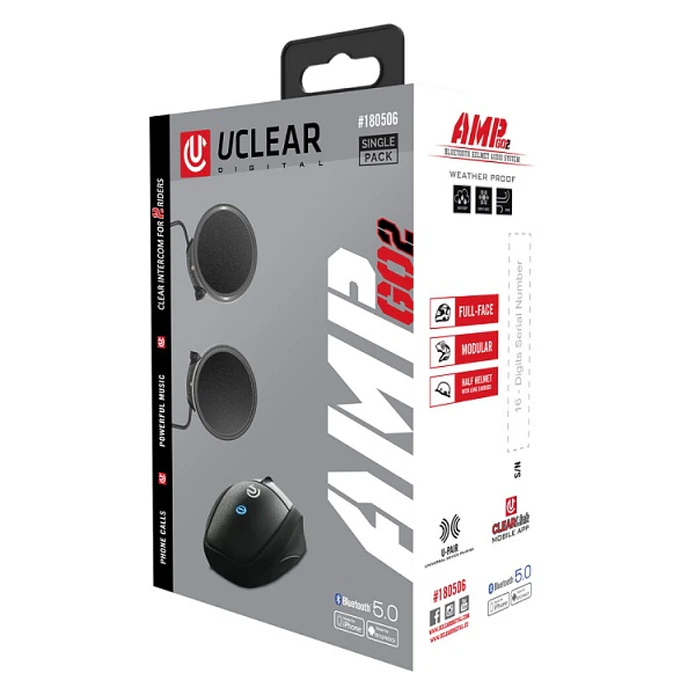Intercomunicador AMP GO2 S - U-Clear 4
