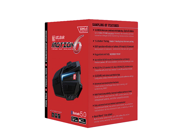 Intercomunicador Motion 6 S - U-Clear 3