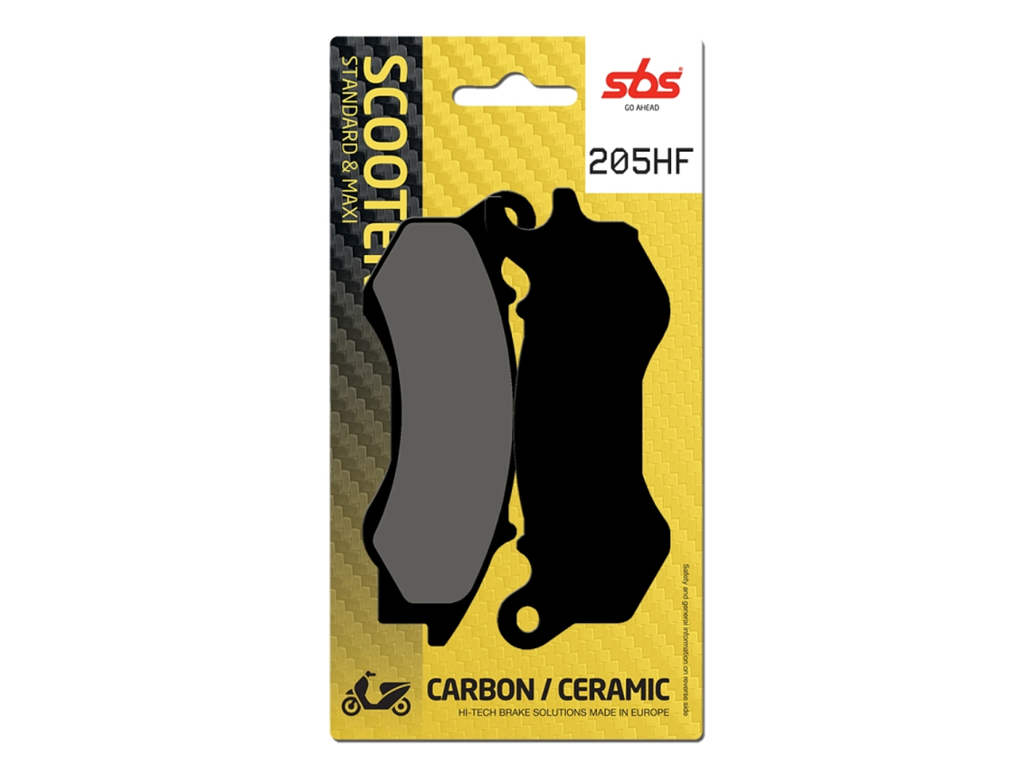 Pastilhas de Travão 205HF - SBS 1