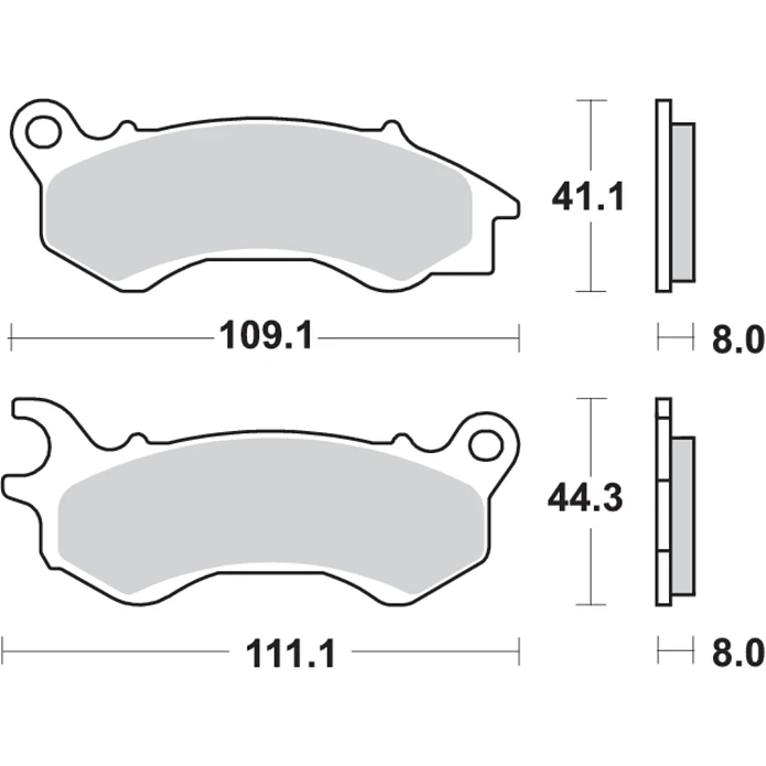 Pastilhas de Travão Honda PCX 125 205HF - SBS 2