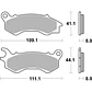 Pastilhas de Travão 205CT - SBS - vignette 2