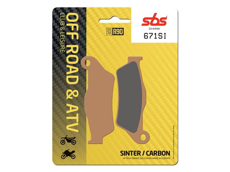 Pastilhas de Travão 671SI - SBS 1