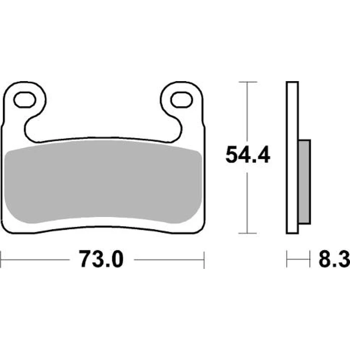 Pastilhas de Travão BMW R GS 1250 960HS - SBS 2