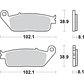 Pastilhas de Travão Frente Honda Hornet 600 (1998-2016) 627HS - SBS - Thumbnail 2