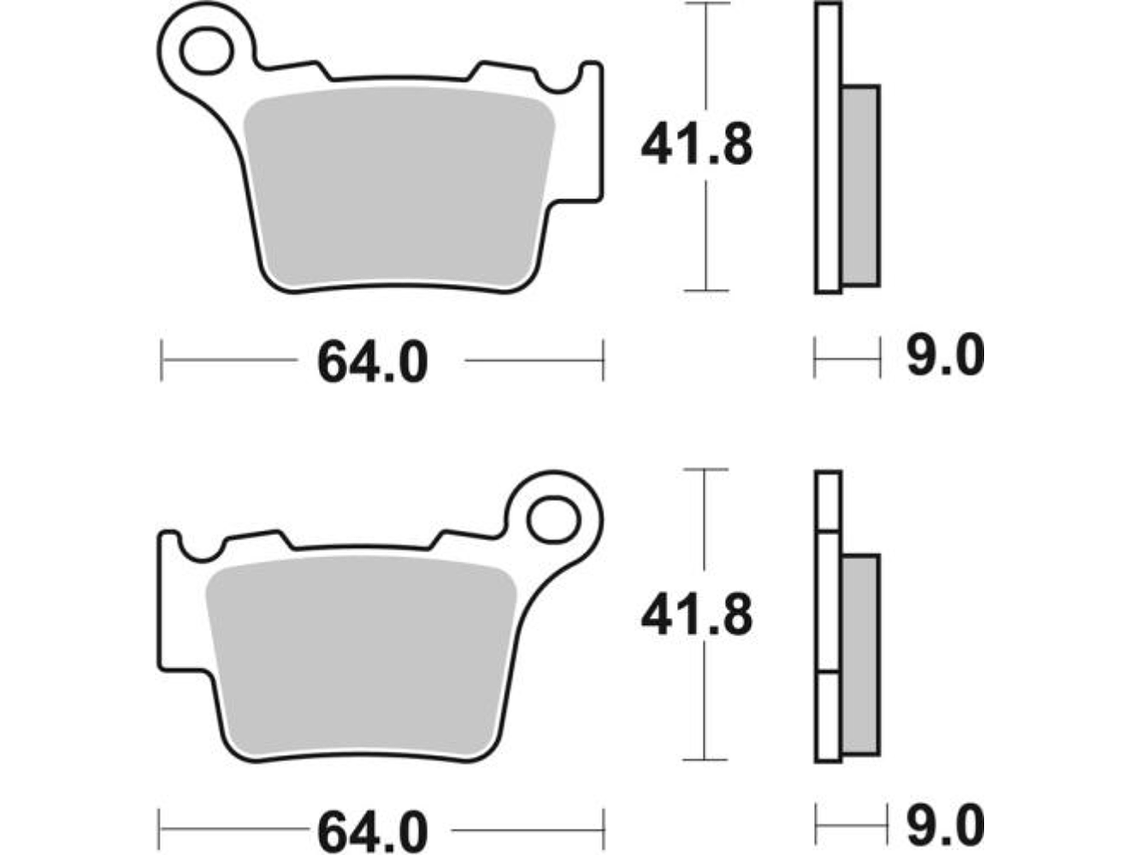 Pastilhas de Travão 791SI - SBS 2