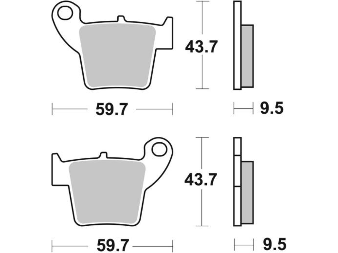 Pastilhas de Travão 777SI - SBS 2