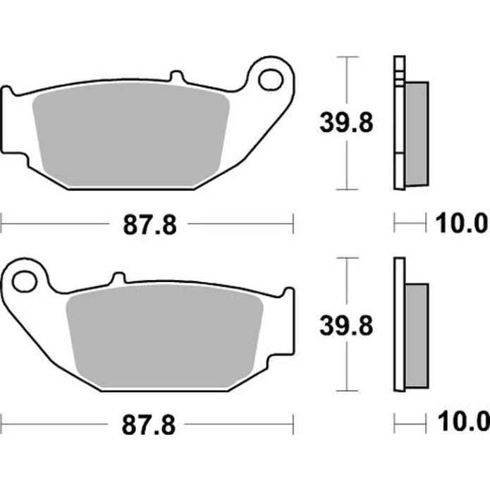 Pastilhas de Travão Honda CB R 125 915HF - SBS 2