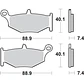 Pastilhas de Travão 833LS - SBS - Miniatura 2