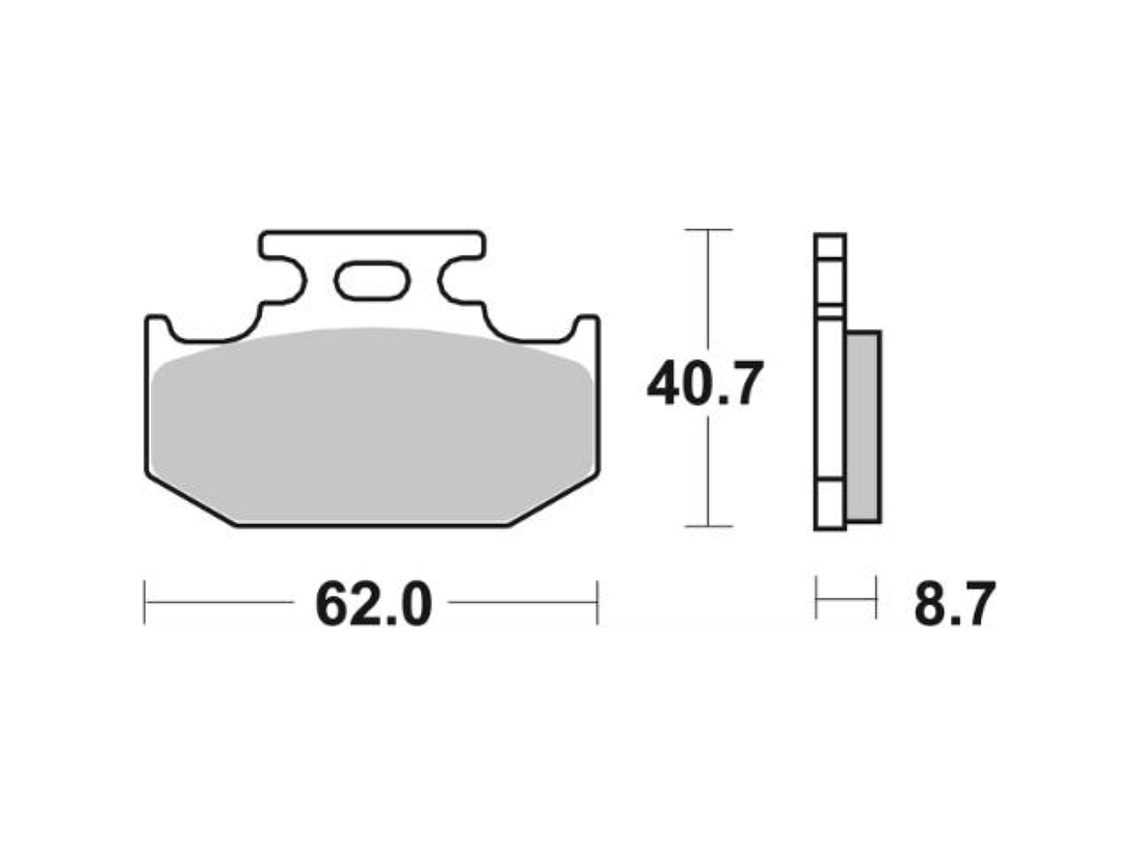 Pastilhas de Travão 632HF - SBS 2