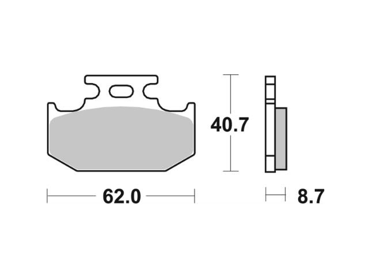 Pastilhas de Travão 632HF - SBS 2