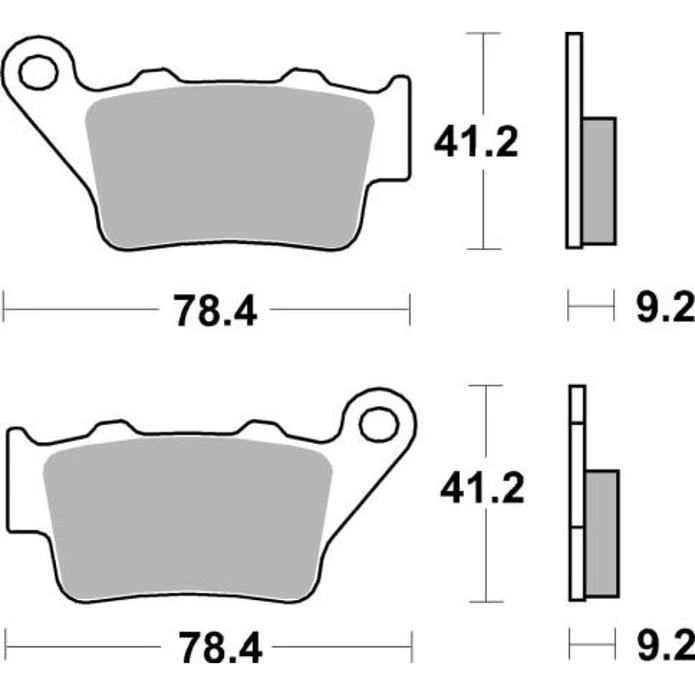 Pastilhas de Travão 675LS - SBS 2
