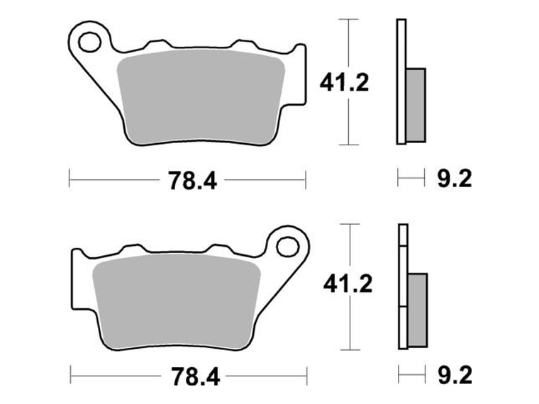 Pastilhas de Travão 675LS - SBS 2