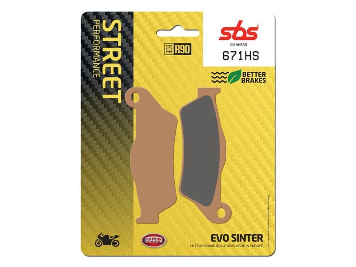 Pastilhas de Travão 671HS - SBS 1