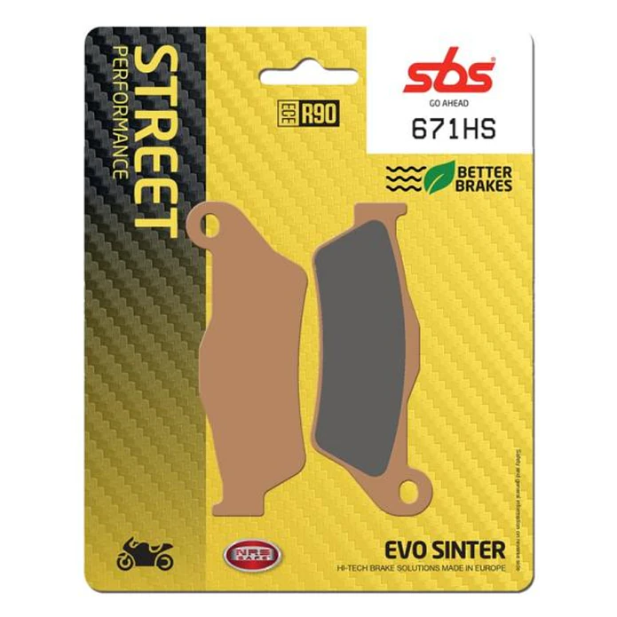 Pastilhas de Travão 671HS - SBS 1
