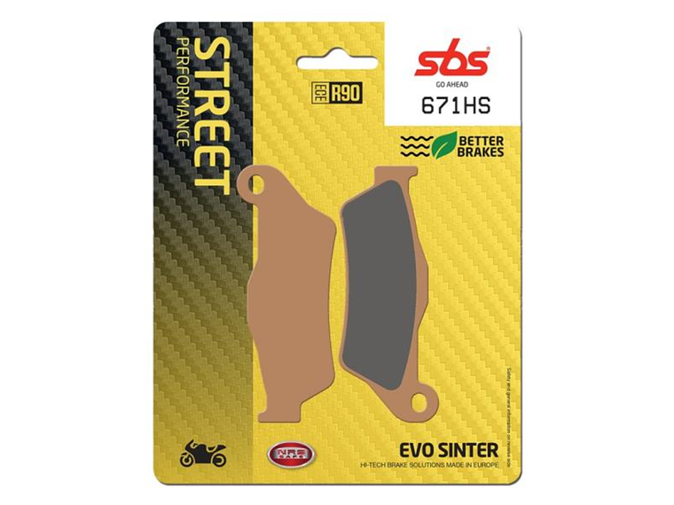 Pastilhas de Travão 671HS - SBS 1