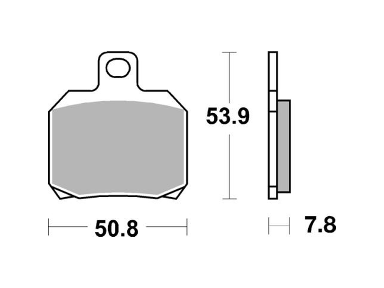 Pastilhas de Travão 730LS - SBS 2