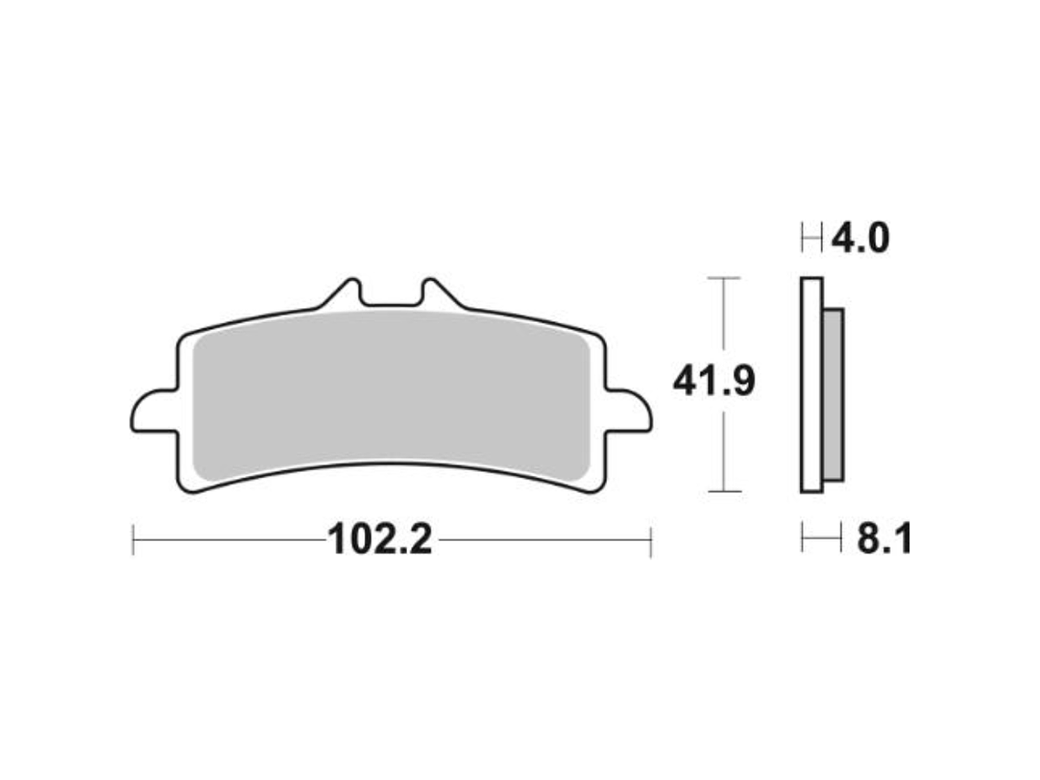 Pastilhas de Travão 901HS - SBS 2