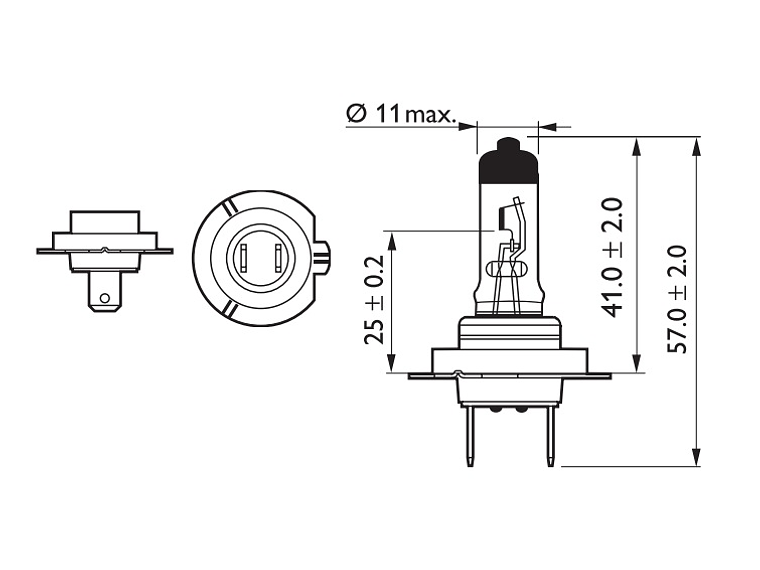 Lâmpada H7 Vision - Philips  3