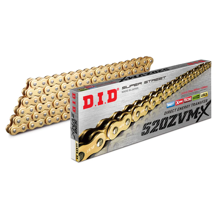 Corrente D.I.D 520ZVM-X Dourada 1