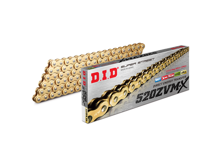 Corrente D.I.D 520ZVM-X Dourada 1