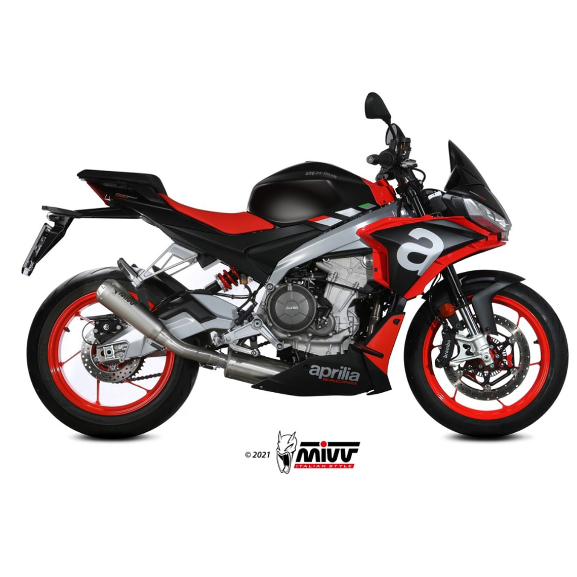Escape MIVV X-M1 Titanio Aprilia RS 660 20/21 / Tuono 660 21/23  1