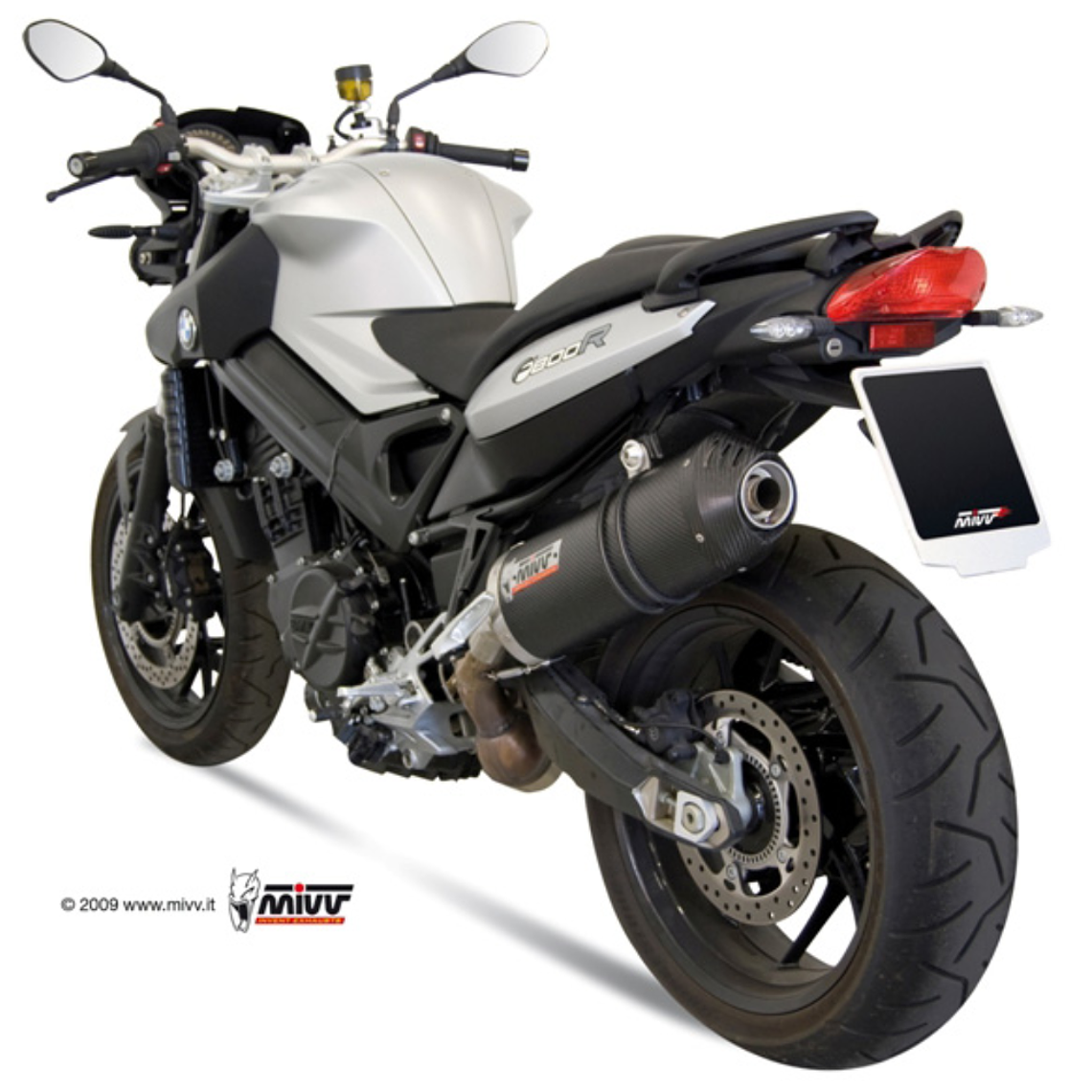 Ponteira MIVV Carbono BMW F 800 R / GT 2009-2020  2