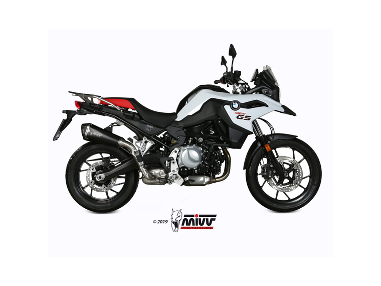 Escape MIVV Deltarace Preto BMW F 750 GS/ F 850 GS 2018-2024 1