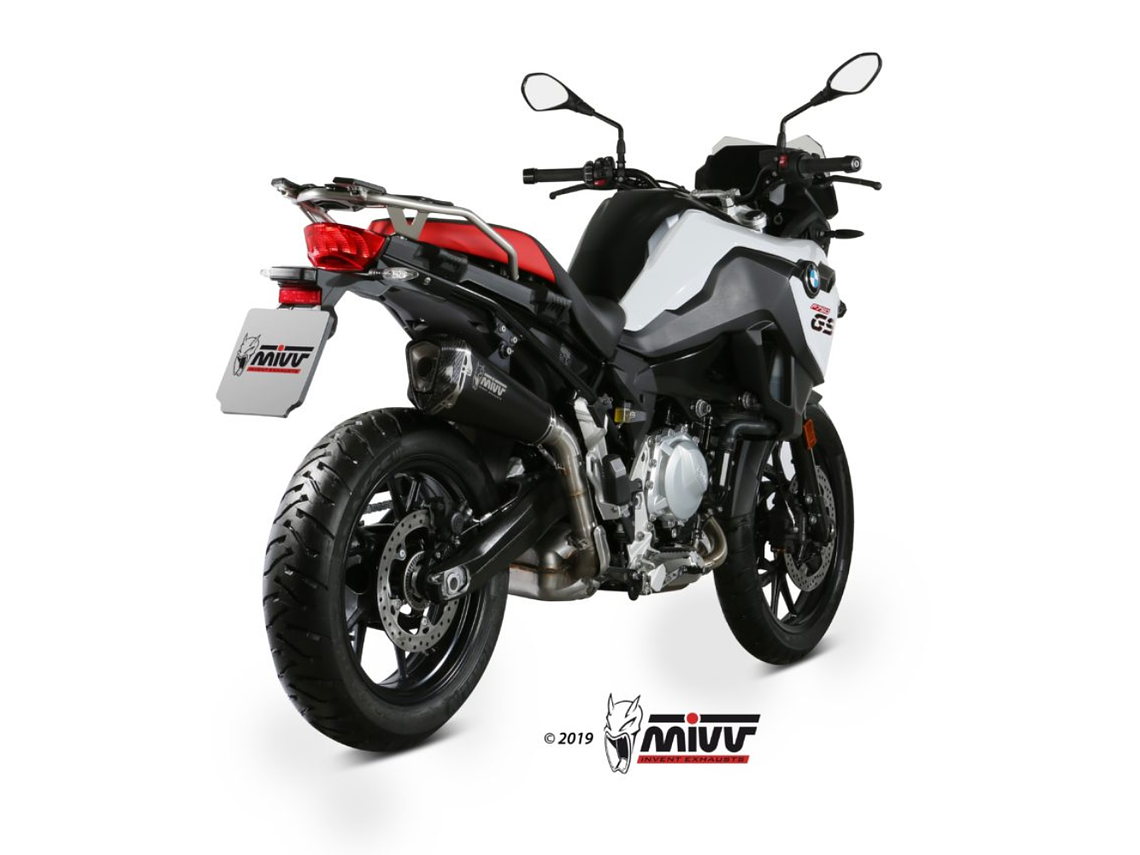 Escape MIVV Deltarace Preto BMW F 750 GS/ F 850 GS 2018-2024 2