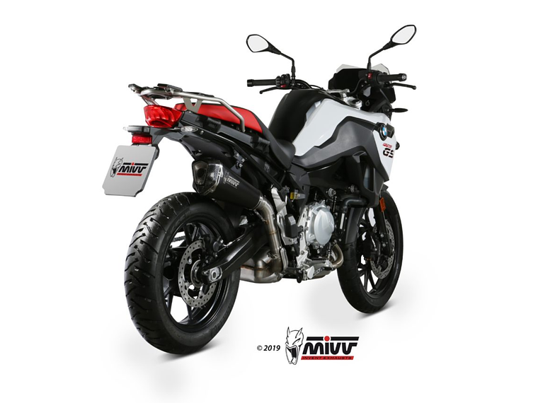 Escape MIVV Deltarace Preto BMW F 750 GS/ F 850 GS 2018-2024 2