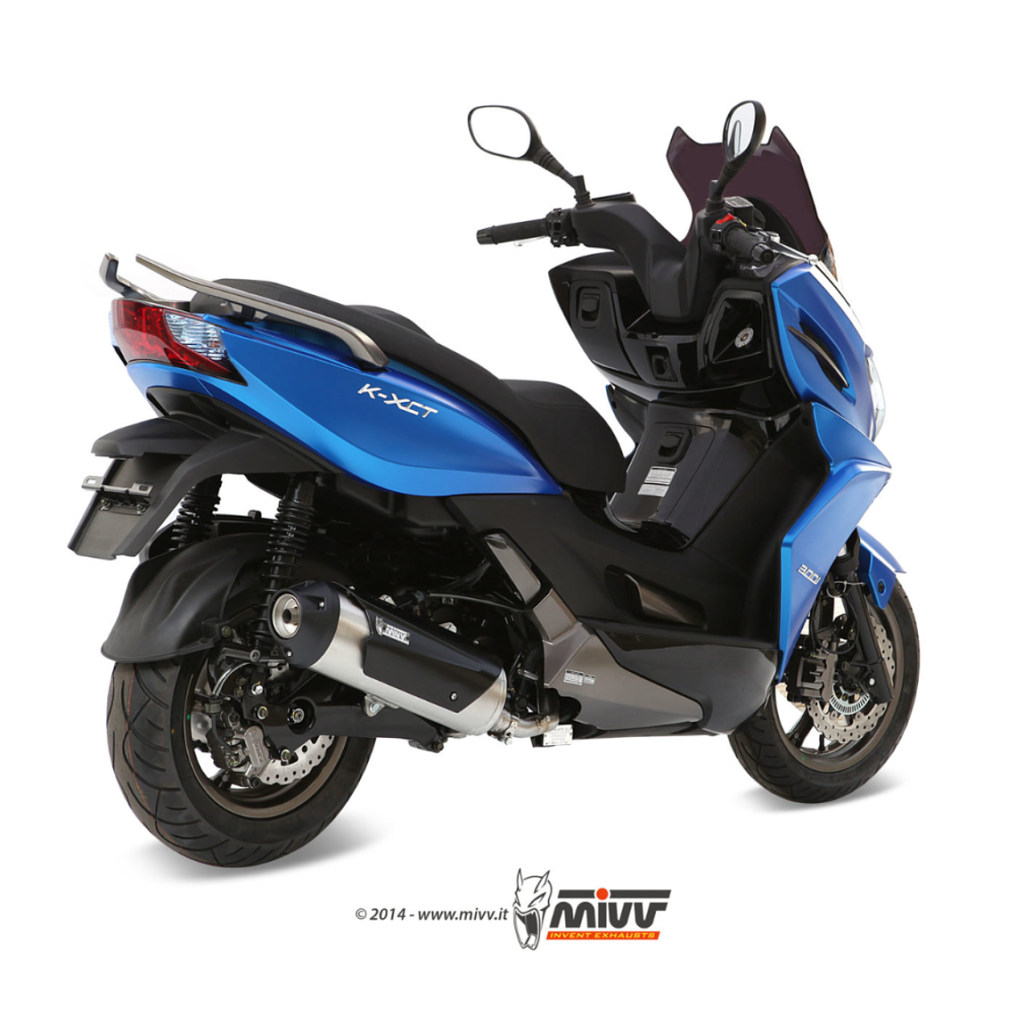 Escape MIVV Inox Kymco K-XCT 300 2012-2016  2