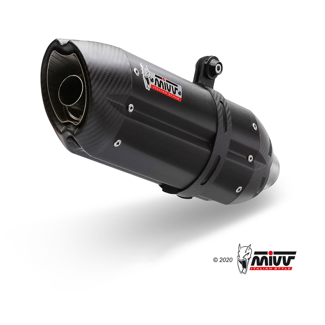 Escape MIVV Preto Ducati Monster 696 2008-2014  2