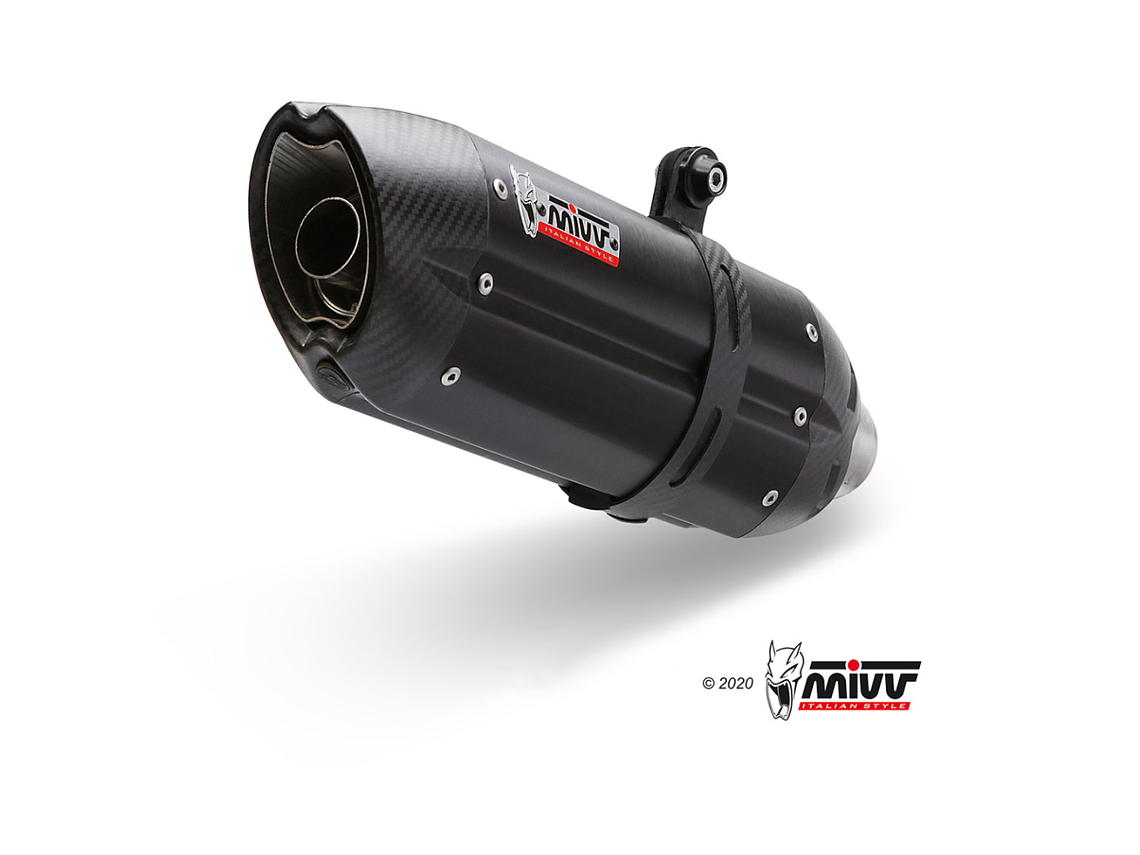 Escape MIVV Preto Ducati Monster 696 2008-2014  2