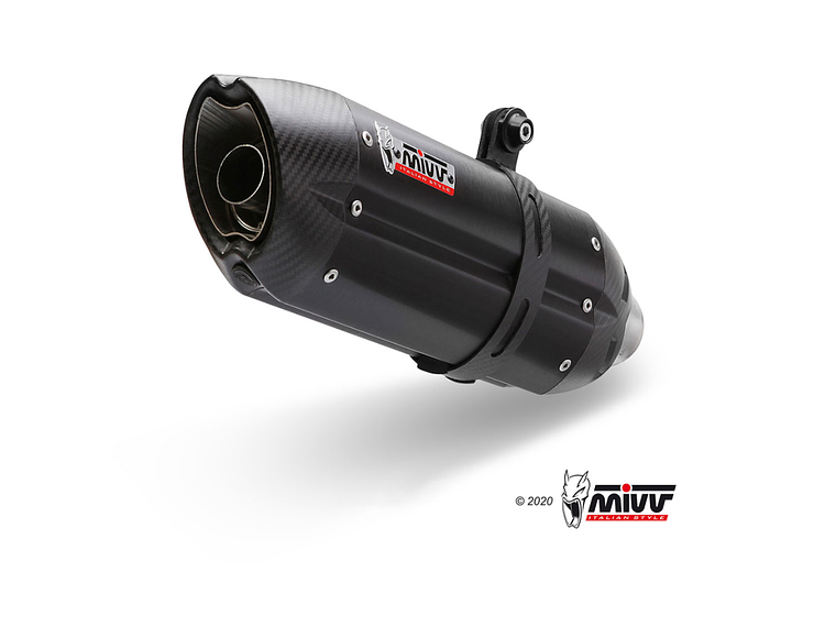 Escape MIVV Preto Ducati Monster 696 2008-2014  2