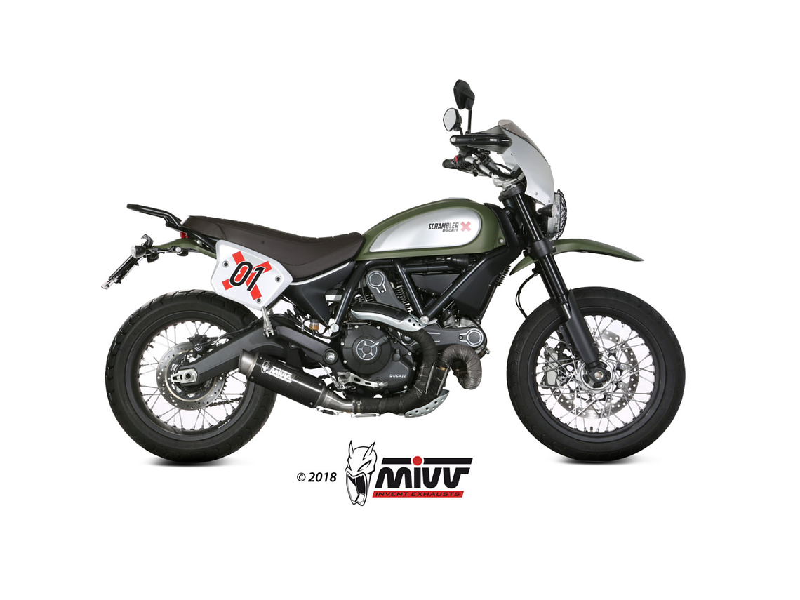 Escape MIVV GP Pro Carbono Ducati Scrambler 800 2015-2020  1