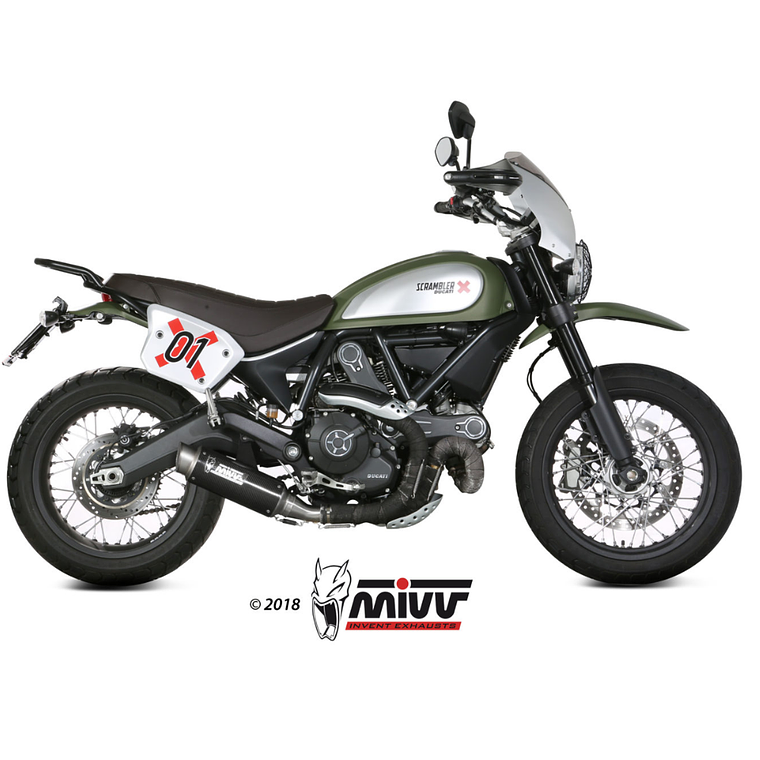 Escape MIVV GP Pro Carbono Ducati Scrambler 800 2015-2020  1